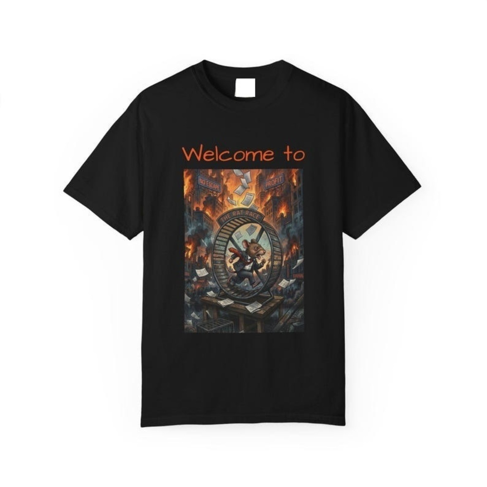 Relaxed Fit Tee, The Rat Race Black Unisex Shirt
